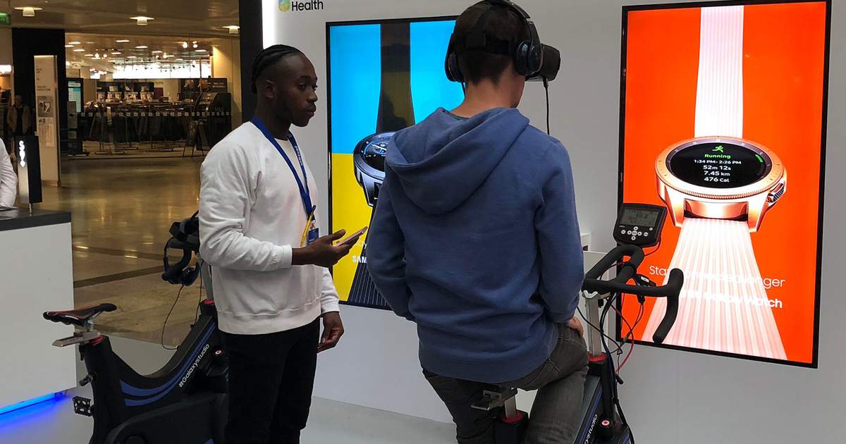 Vr Speed Samsung VR Cycle Ride